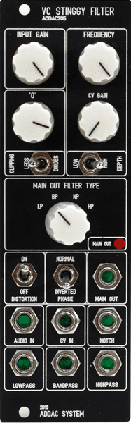 ADDAC 705 VC Stinggy Filter Eurorack Module