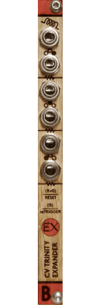 Bastl Instruments CV Trinity Expander Eurorack Module (Wood)