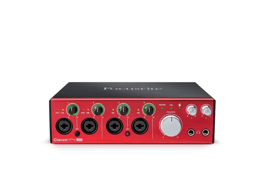 Focusrite Clarett 4Pre USB Audio Interface