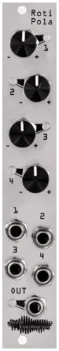 Noise Engineering Roti Pola Eurorack Attenuverting CV Mixer Module (Silver)