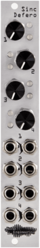 Noise Engineering Sinc Defero Eurorack Attenuator Module (Silver)