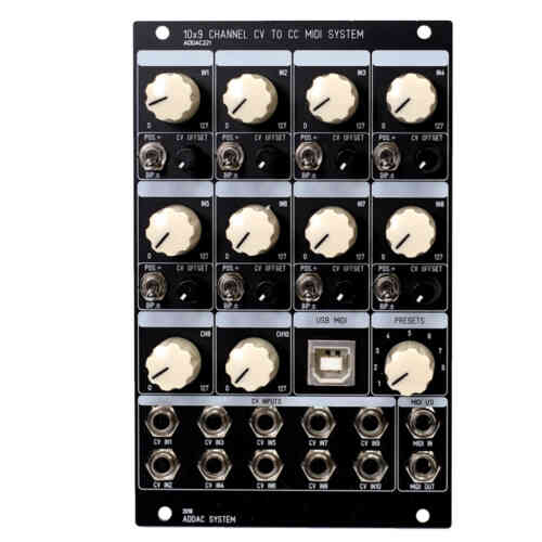 ADDAC 221 10X9 Channel CV to CC MIDI System