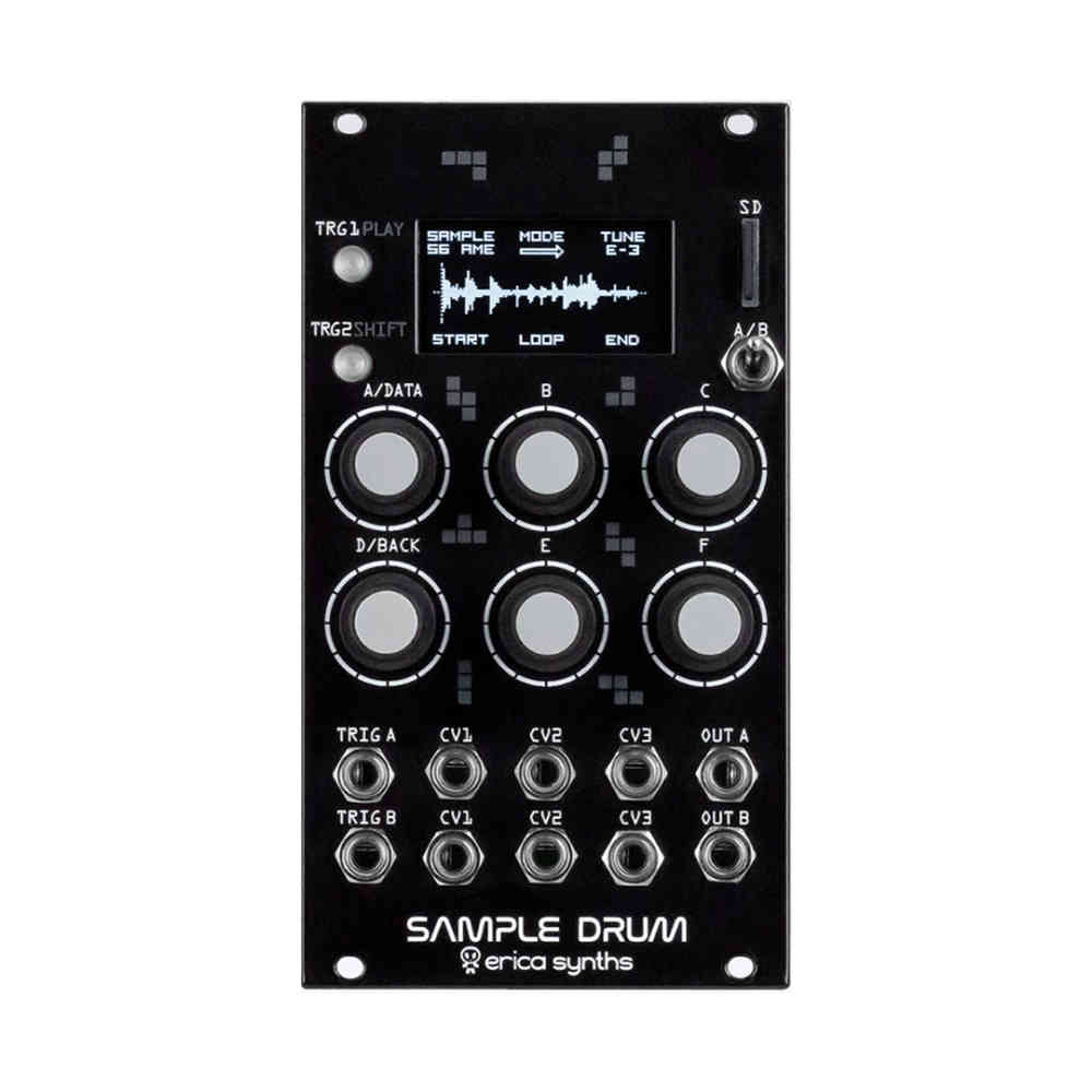 Erica Synths Sample Drum Eurorack Sampler Module