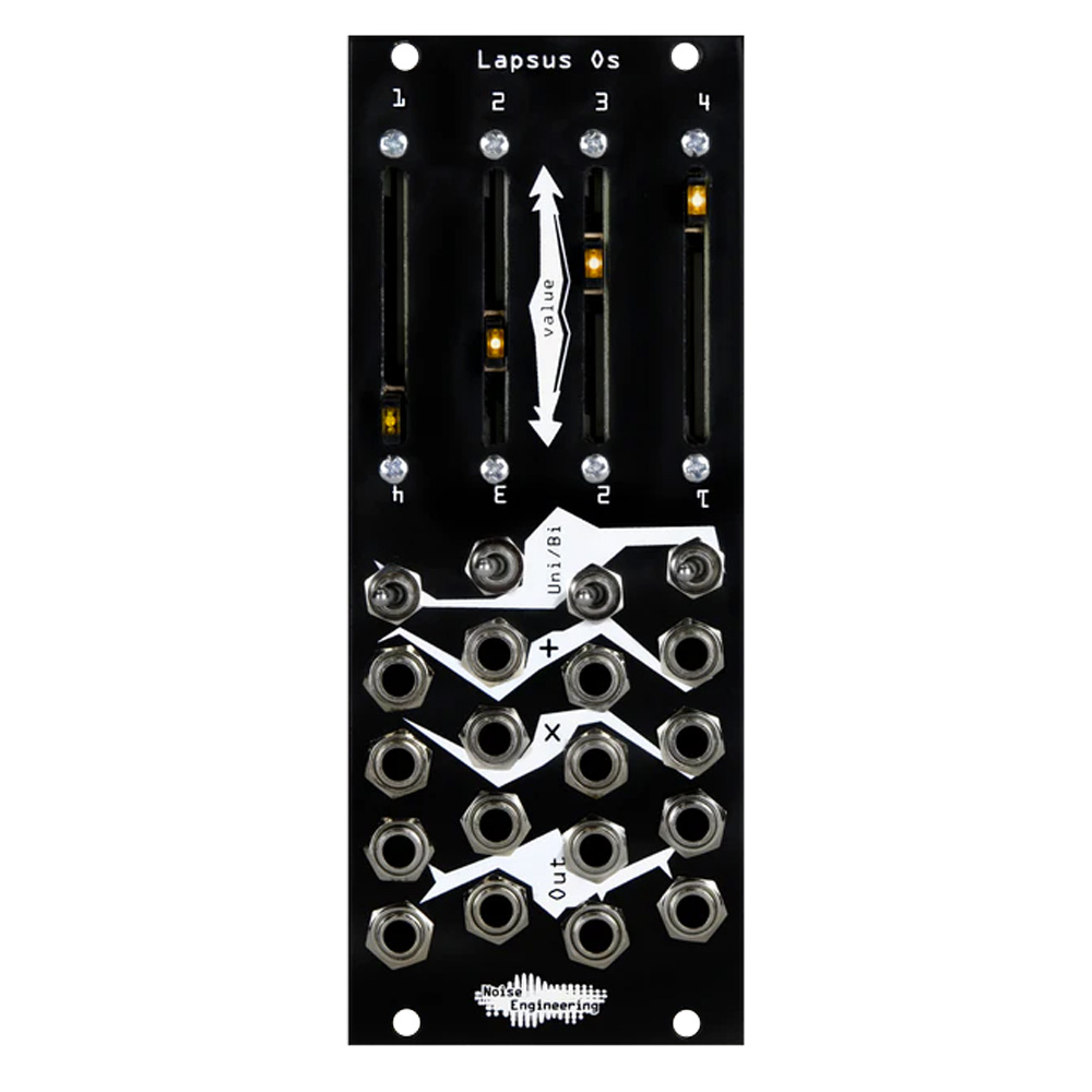 Noise Engineering Lapsus Os Eurorack Attenuverter Module (Black)