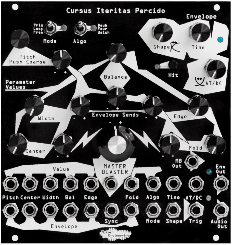 Noise Engineering Cursus Iteritas Percido Eurorack Synth Voice Module (Black)