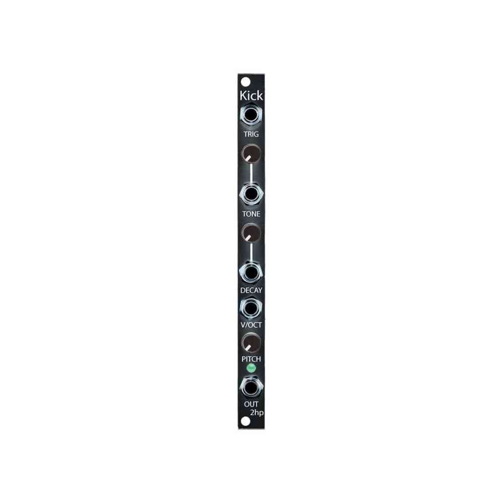 2hp Kick Eurorack Drum Module (Black)