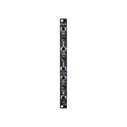2hp Kick Eurorack Drum Module (Black)