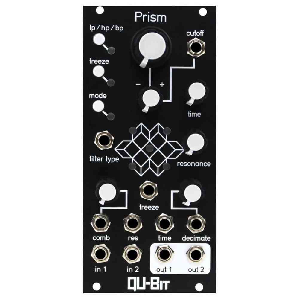 Qu-Bit Electronix Prism Signal Processor Eurorack Module (Black)