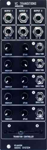 ADDAC 306 VC Transitions Eurorack Module (Black)