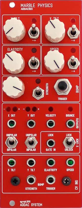 ADDAC 503 Marble Physics CV Generator Eurorack Module