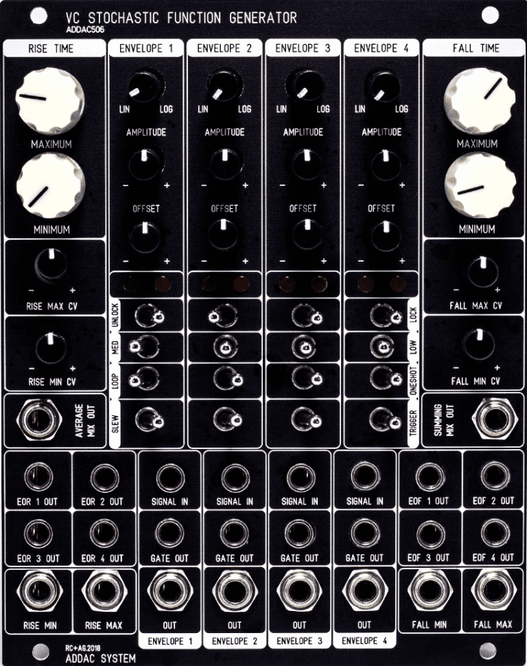 ADDAC 506 VC Stochastic Function Generator Eurorack Module