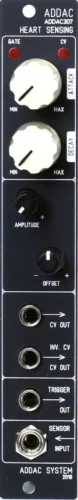 ADDAC 307 Heart Sensing Eurorack Module (Black)