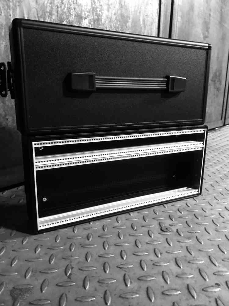 Damaru Eurorack Modular Travel Case (4U – 84hp – 70mm Deep – Black – Unpowered)