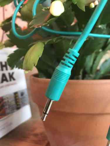 Elevator Sound Cables 200cm Green Straight Eurorack (5 Pack)