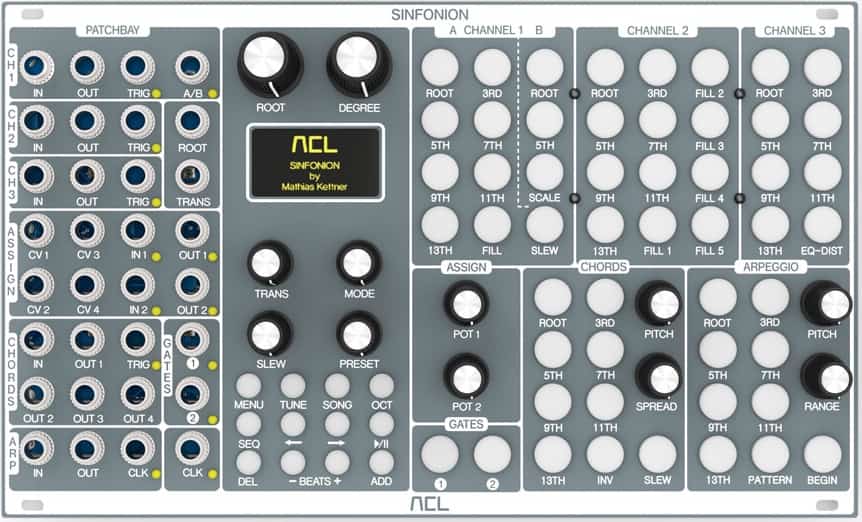 ACL Sinfonion Eurorack Complex Harmonic CV Processor Module