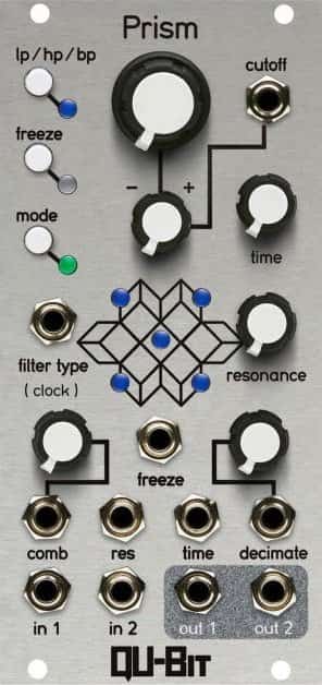 Qu-Bit Electronix Prism Signal Processor Eurorack Module (Silver)