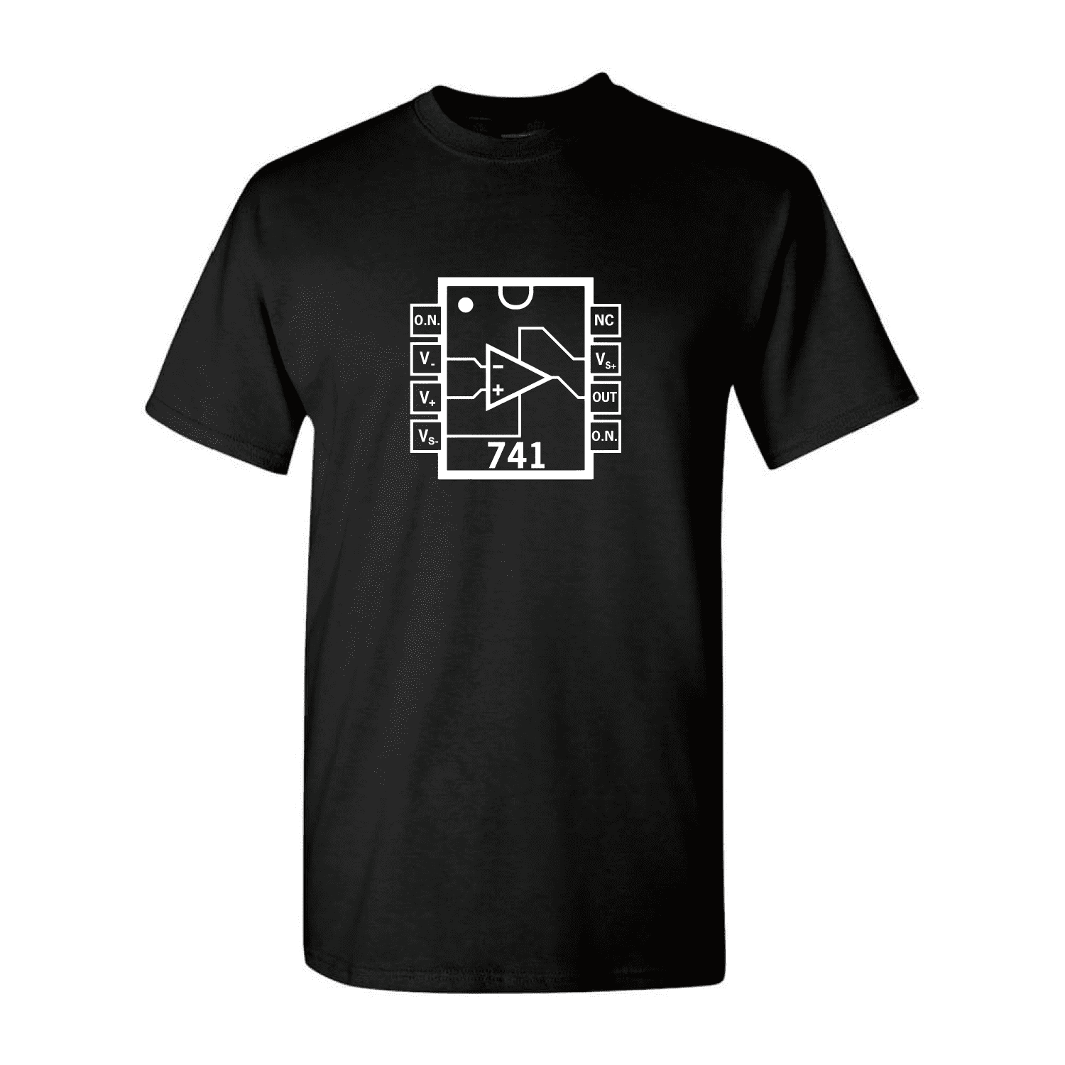 Synth Shirts - 741 (Black) - XL - Elevator Sound
