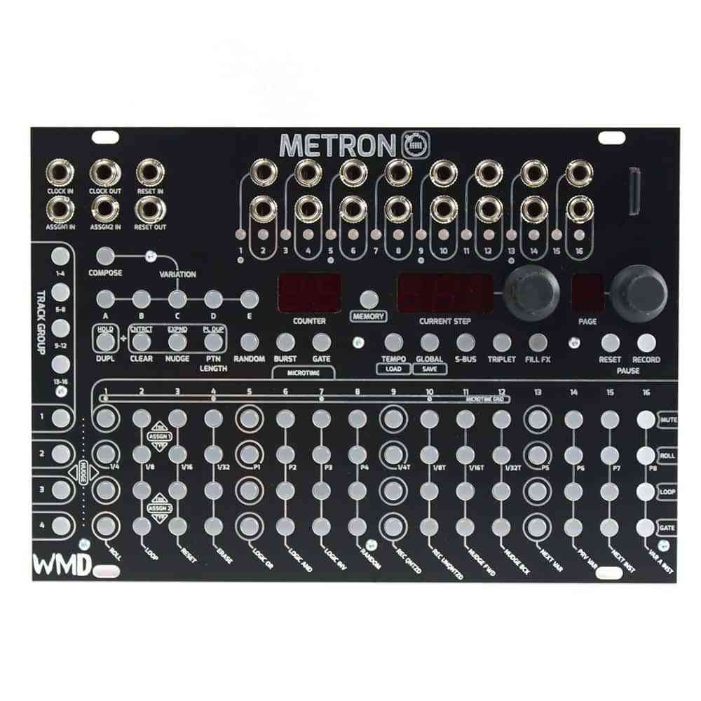WMD Metron Eurorack Sequencer Module (Black)