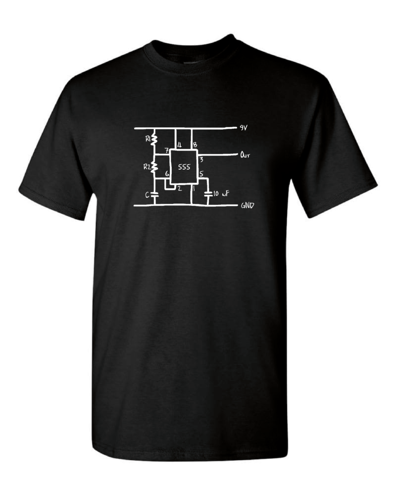 Synth Shirts – 555 (Black) – Medium