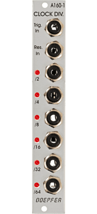 Doepfer A-160-1 Eurorack Clock Divider Module