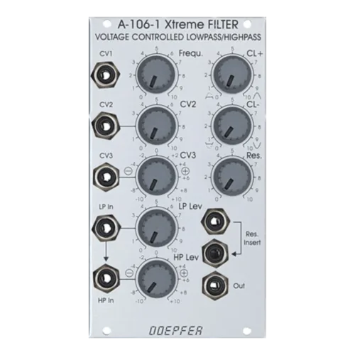 Doepfer A-106-1 Xtreme Lowpass/Hipass Eurorack Filter Module