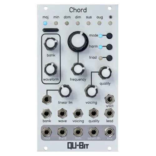 Qu-Bit Electronix Chord V2 Polyphonic Eurorack Oscillator Module (Silver)