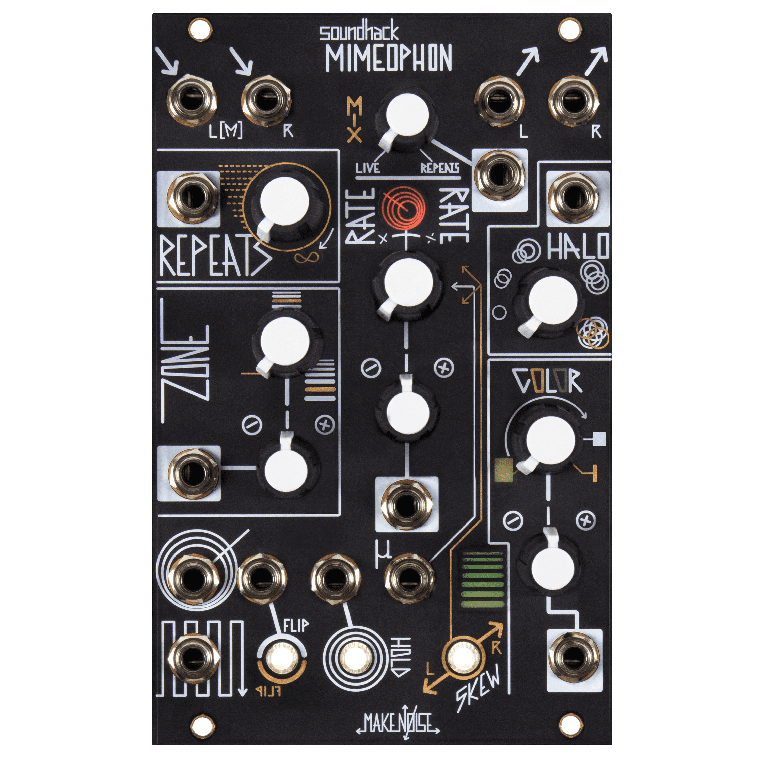 Make Noise Mimeophon Eurorack Delay Effect Module - Elevator Sound