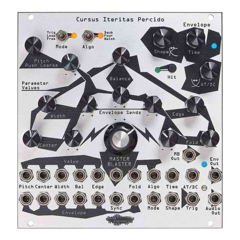 Noise Engineering Cursus Iteritas Percido Eurorack Synth Voice Module (Silver)