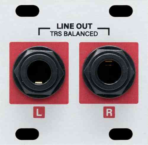 Intellijel Stereo Line Out Jacks 1U Eurorack Module