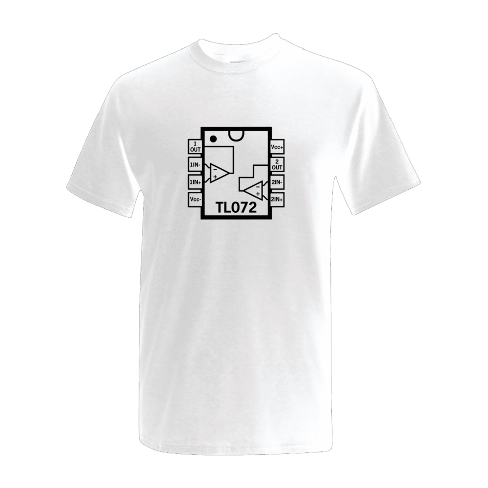 Synth Shirts – TL072 (White) – XL