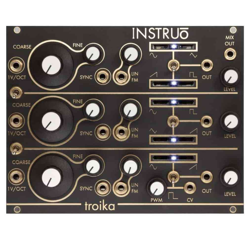 Instruo Troika Eurorack Oscillator Module Black