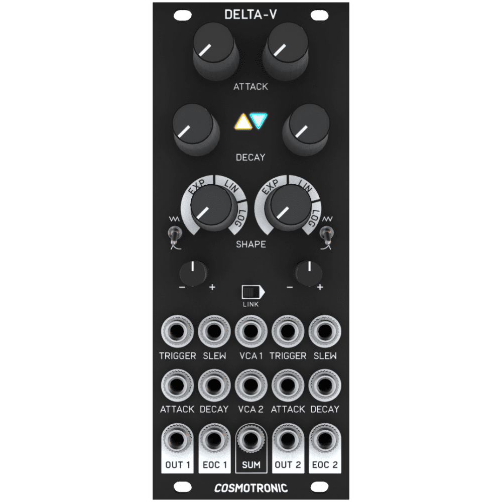 Cosmotronic Delta-V Eurorack Envelope and VCA Module (V2)