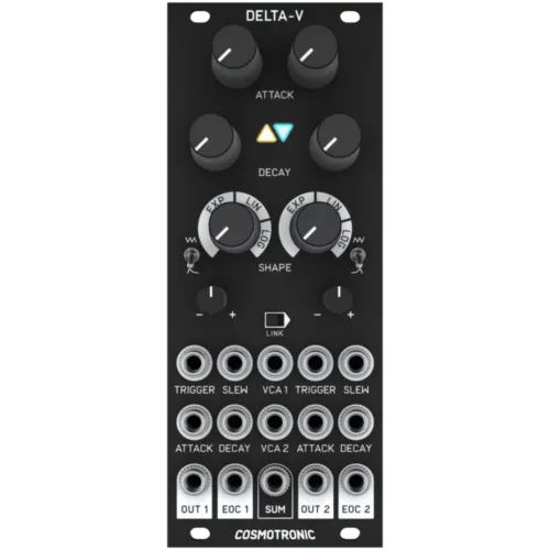 Cosmotronic Delta-V Eurorack Envelope and VCA Module (V2)