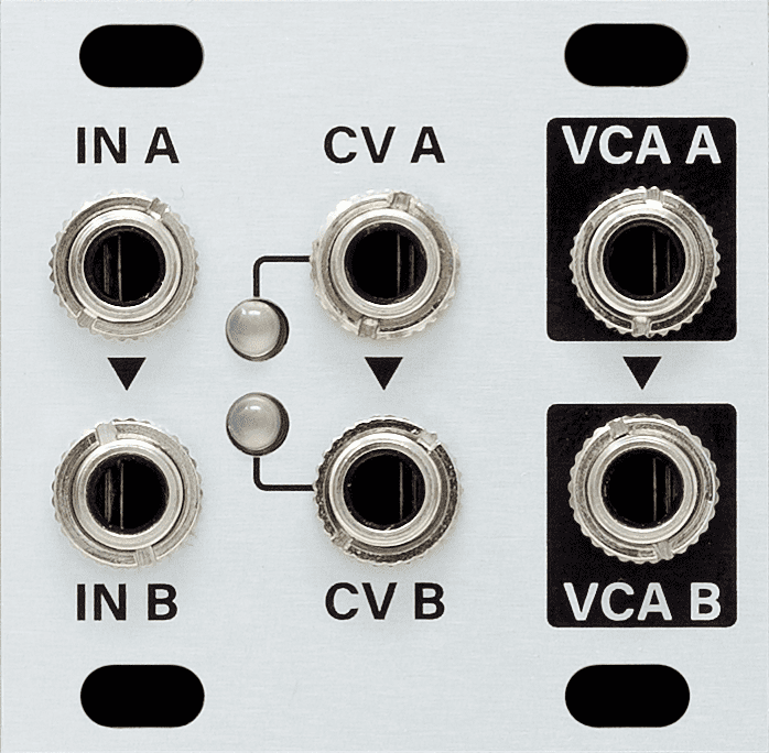 Intellijel Dual VCA 1U Eurorack Module