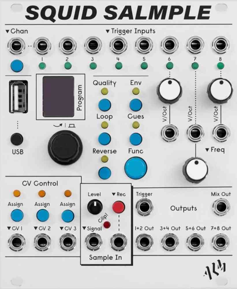 ALM Busy Circuits Squid Salmple Eurorack Sampler Module