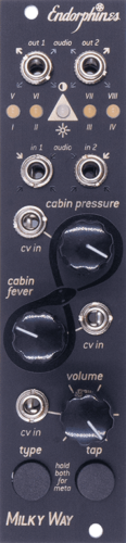 Endorphin.es Milky Way Eurorack Stereo FX Module (3U – Black)