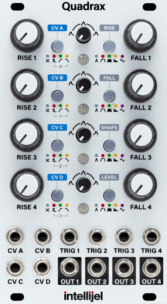 Intellijel Quadrax Eurorack Function Generator Module