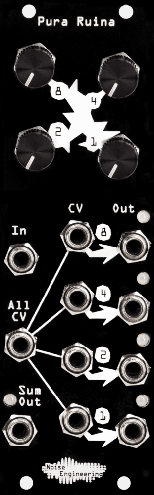 Noise Engineering Pura Ruina Eurorack Distortion Module (Black)