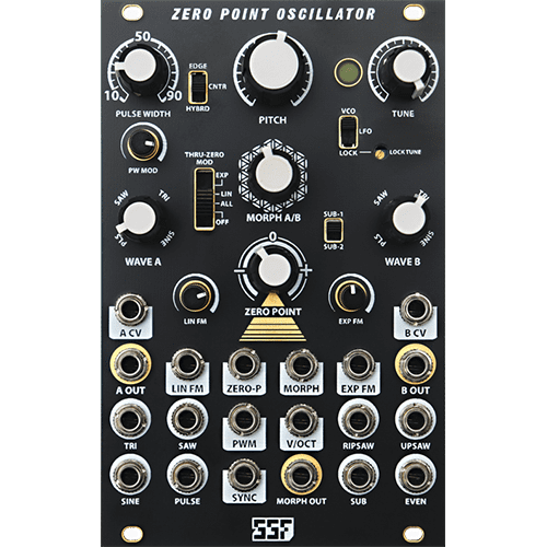 Steady State Fate Zero Point Oscillator Eurorack Module (Black)