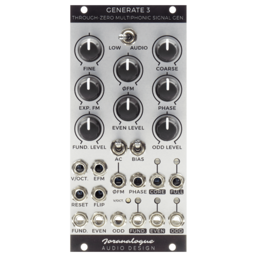 Joranalogue Generate 3 Eurorack Through-Zero Oscillator Module