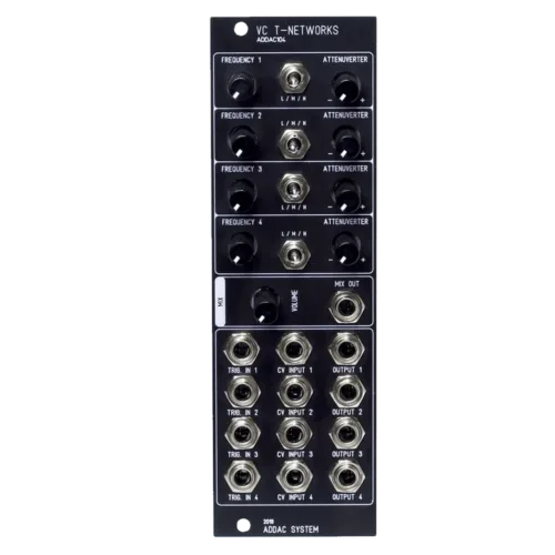 ADDAC 104 VC-T Networks Eurorack Quad Percussion Module
