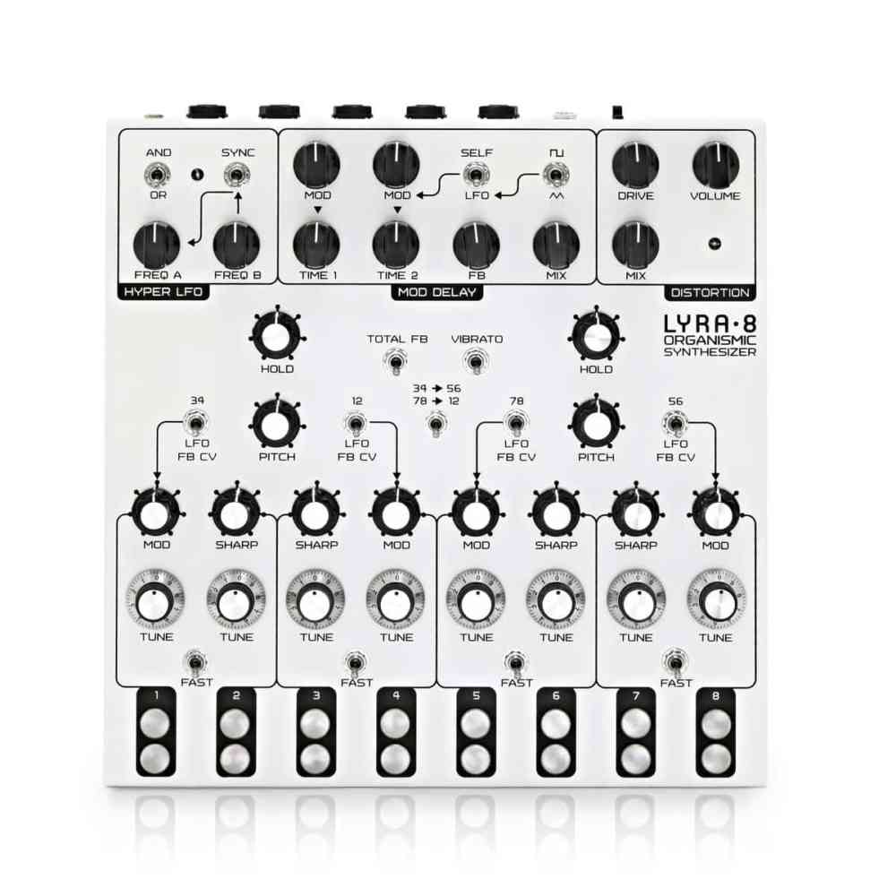 Soma Laboratory Lyra-8 Organismic Analog Synthesizer (White)