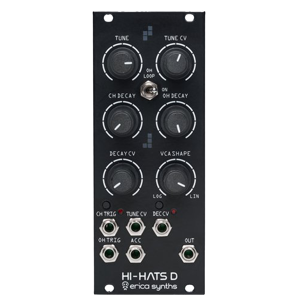 Erica Synths Hi Hats ‘D’ Eurorack Drum Module (with pins)