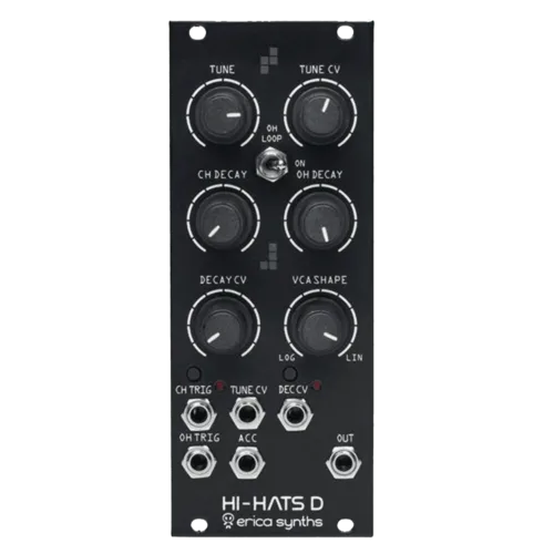 Erica Synths Hi Hats ‘D’ Eurorack Drum Module (with pins)