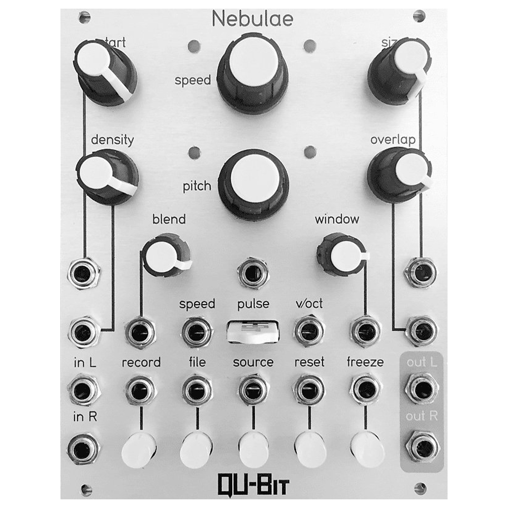 Qu-Bit Electronix Nebulae MK2 Eurorack Sampler Module (Silver)