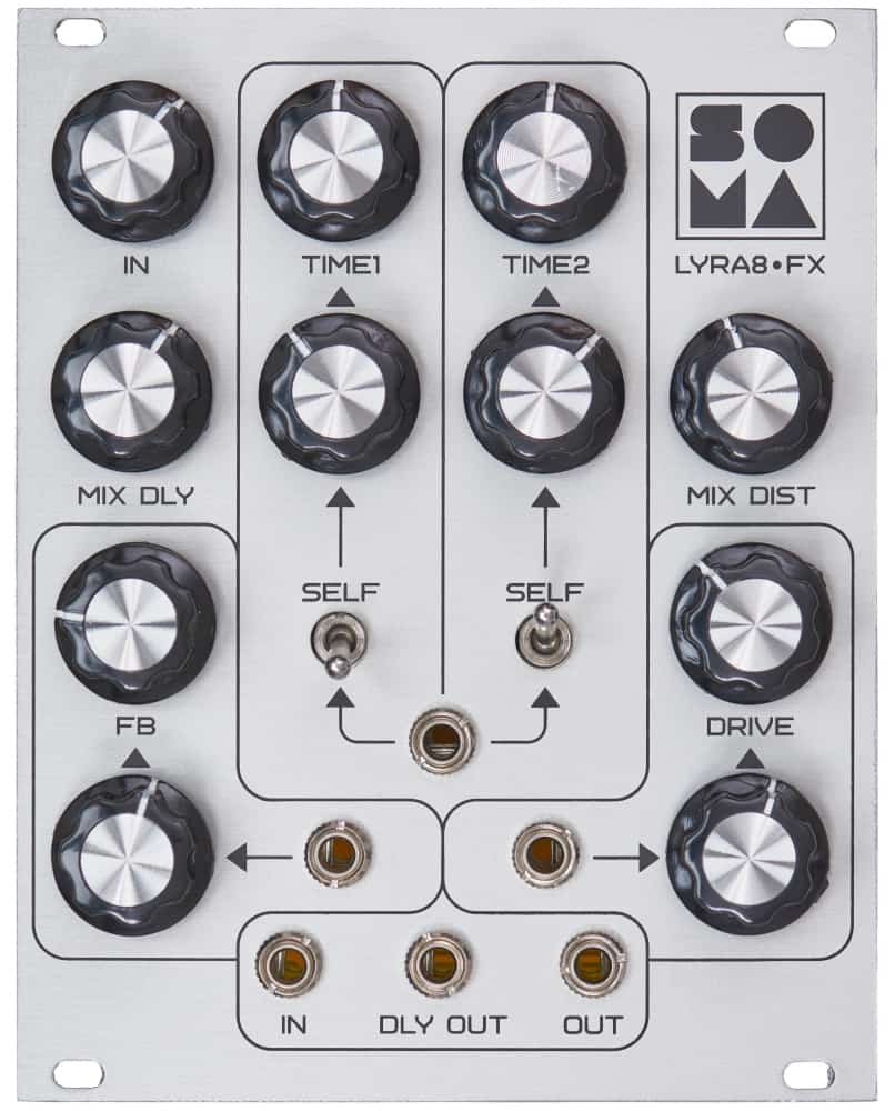 Soma Laboratory Lyra-8 FX Eurorack Delay and Distortion Module (White)