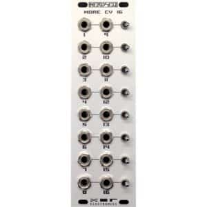 XOR Electronics NerdSEQ CV16 Eurorack Expander Module (Silver)