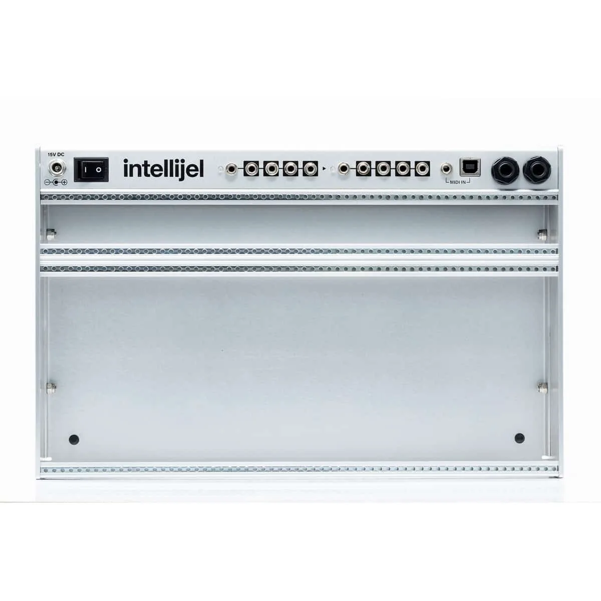 【Intellijel Designs】4U 62HP Silver Intellijel Designs 4U Palette Case 62HP Silver — Clockface Modular