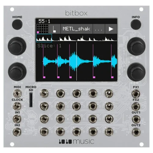 1010 Music Bit Box MK2 ユーロラック シルバーパネル付 1010-music-bitbox-mk2-500x500.webp