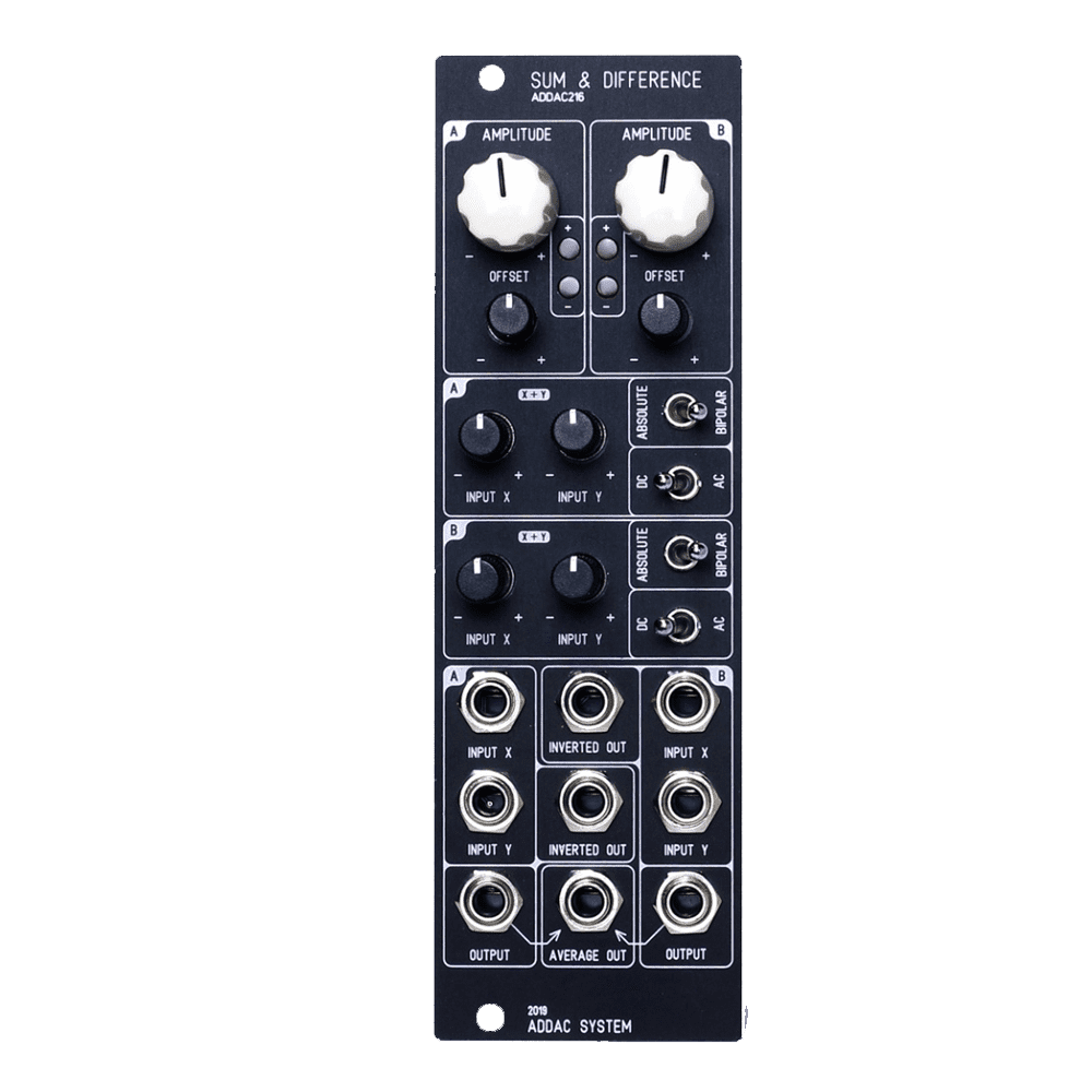 ADDAC 216 Eurorack Dual Attenuverter and CV Processor Module Elevator